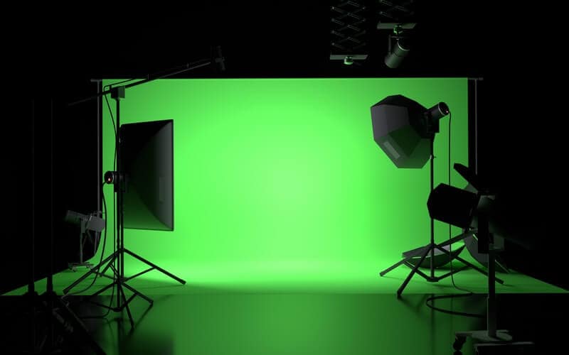 Studio green screen
